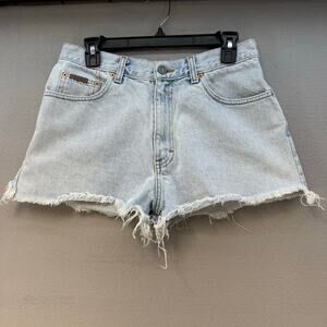 Calvin Klein Denim Shorts Women's 9 Light Blue Vintage Made in the USA VTG